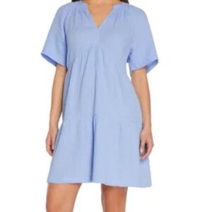 GAP, Light/Baby Blue Gauze, V-Neck Dress, XS and Medium